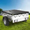 214x122cm Oxford Travel Trailer RV Cover Waterproof Trailer Flat Tarpaulin Cover