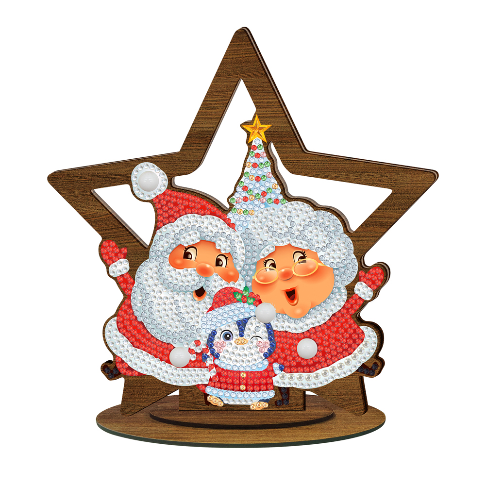 

Wooden Christmas - 5D DIY Craft Ornament, 501 Original