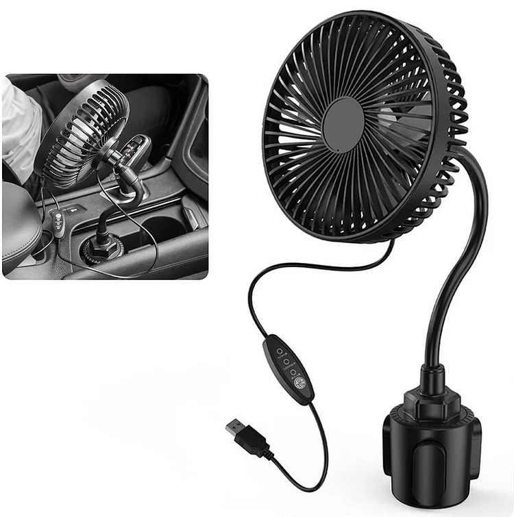 Car Cup Holder Fan