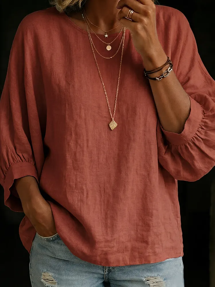 Women's Lantern-sleeve Top