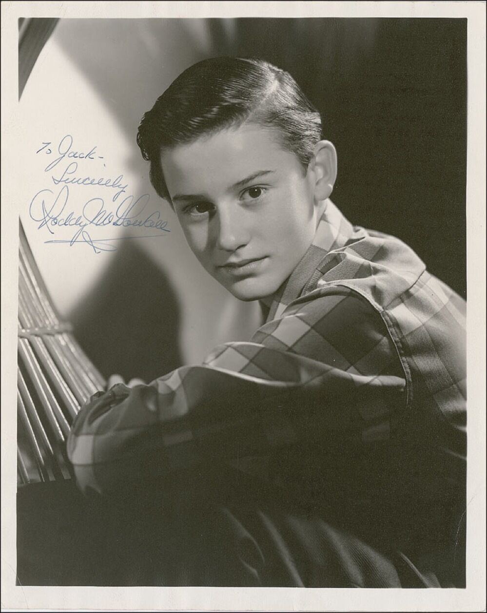 RODDY McDOWALL Signed Photo Poster paintinggraph - Film Star Actor - preprint