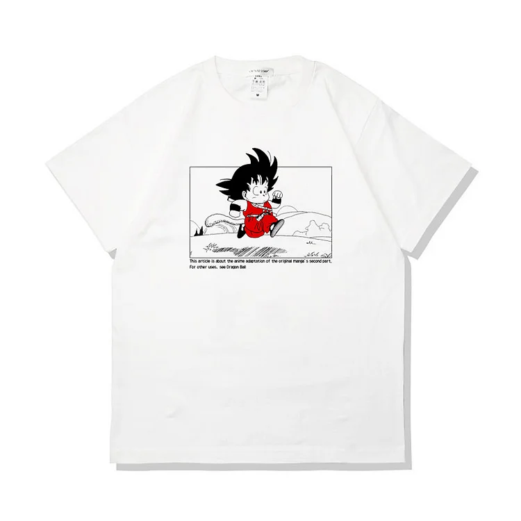 Pure Cotton Dragon Ball Little Goku T-shirt weebmemes