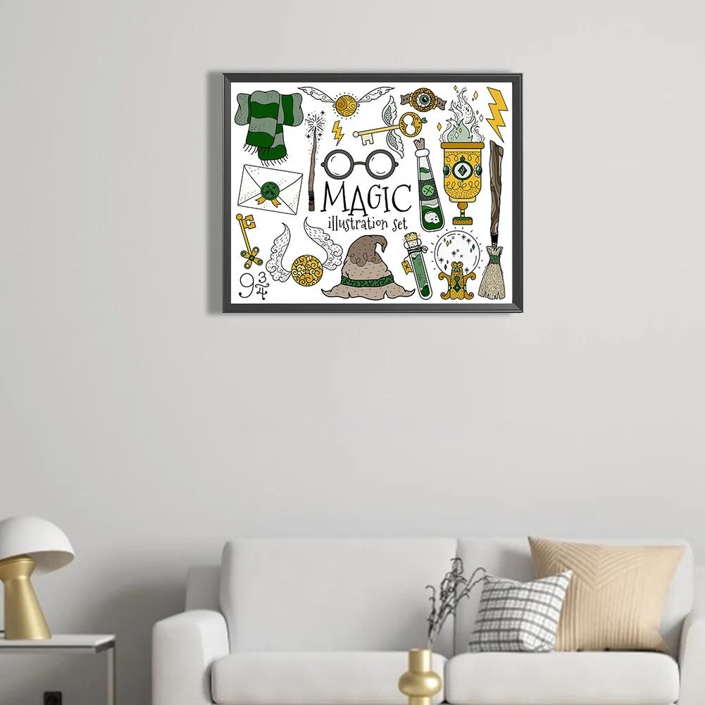 Diamond Painting - Full Round Drill - Harry Potter Gadget(Canvas|50*40cm)