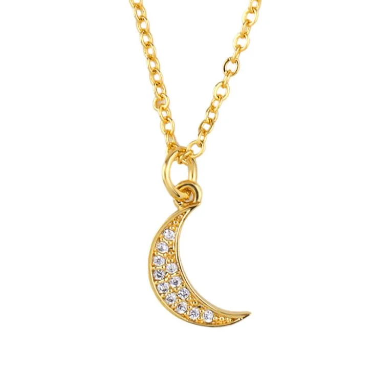 Moon Pendant Necklace for Women