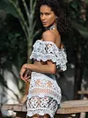 Hollow Crochet Beach Skirt Bottom