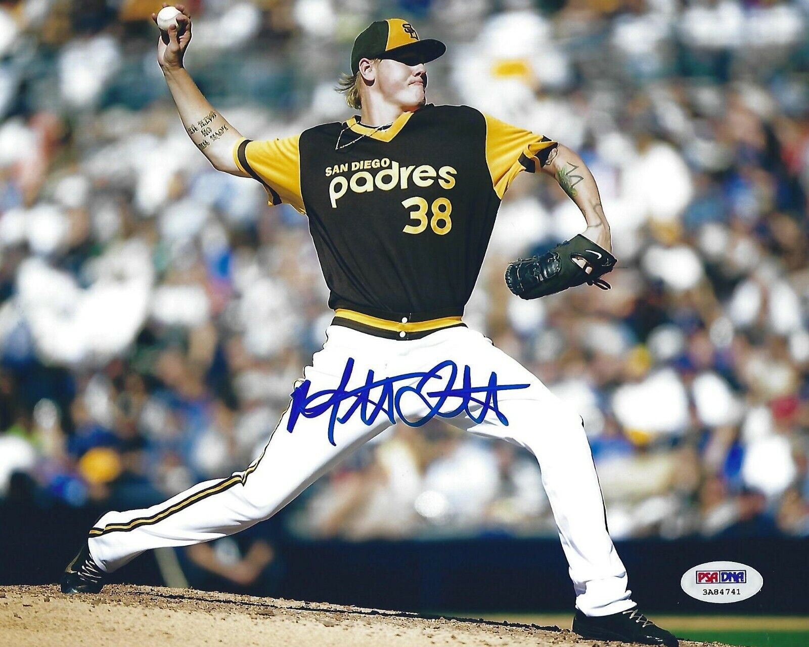 Mat Latos Signed 8x10 Photo Poster painting PSA/DNA COA Padres Baseball Picture Autograph Reds 1