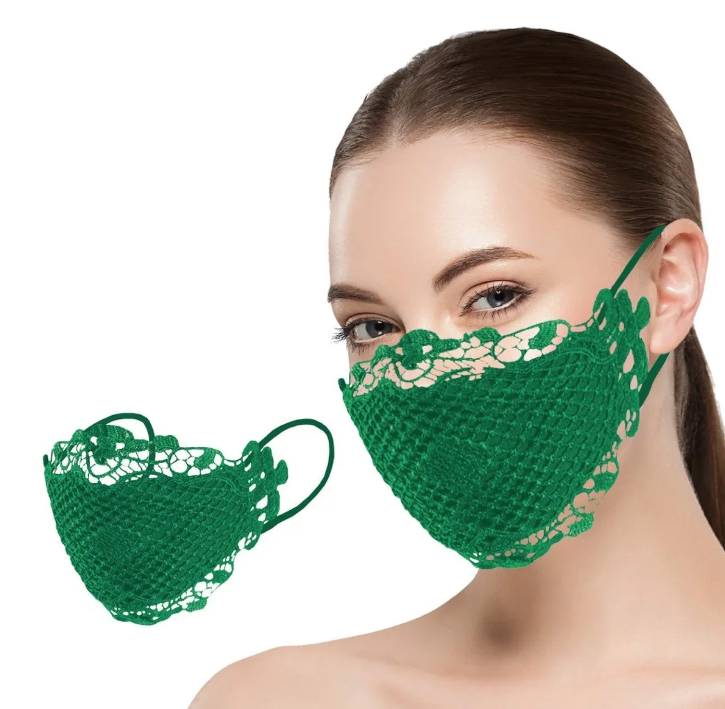Brownm Ebay Ear-Mounted Water-Soluble Sandwich Anti-Smide Mask Lace Mask