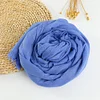 Solid Color Soft Cotton Linen Scarf Women Hijab Shawl