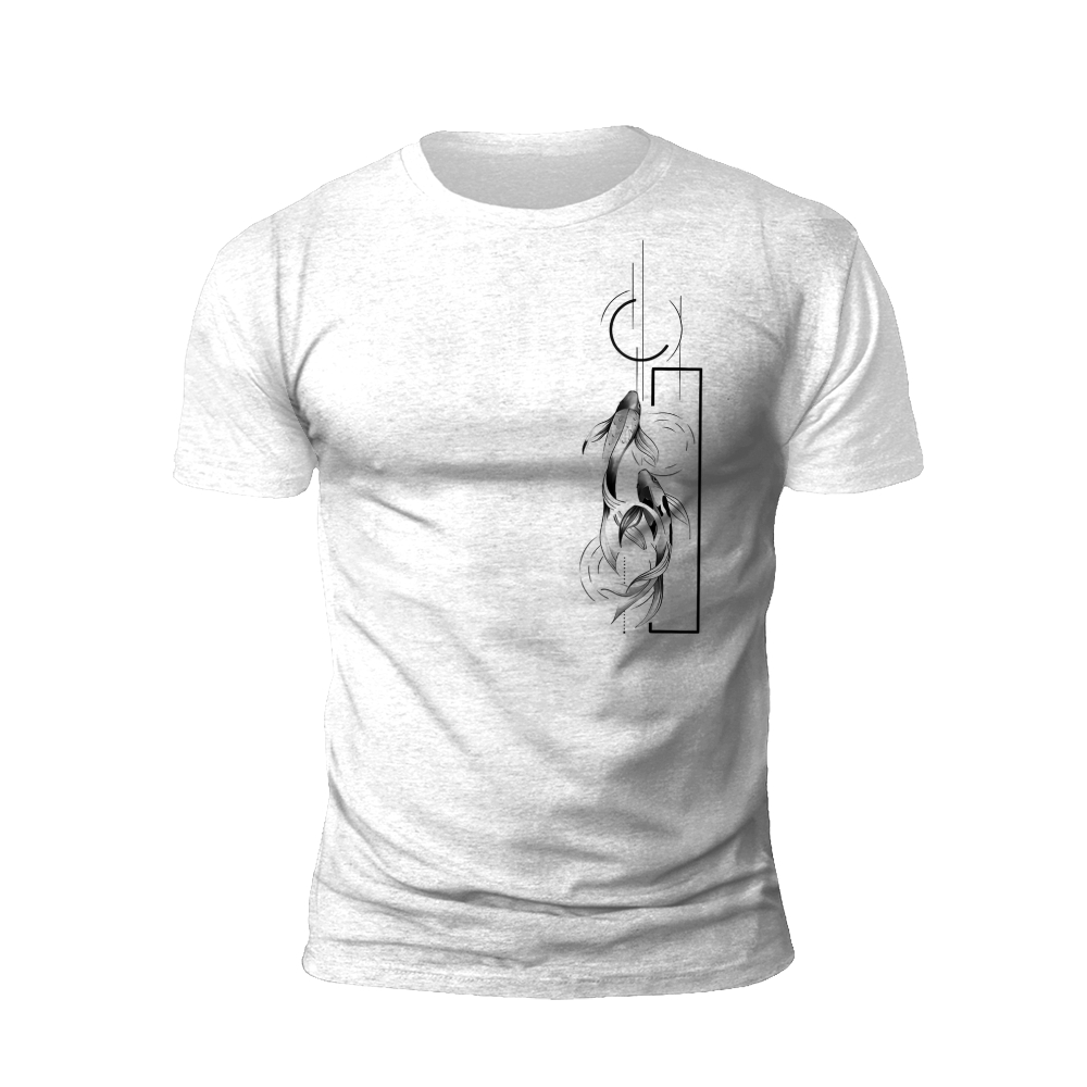 Aquatic Elegance: The Graceful Goldfish T-shirt