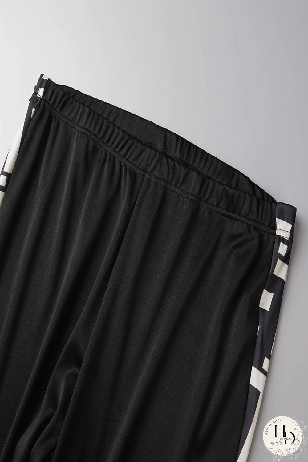 Burgundy Sexy Casual Print Patchwork Contrast O Neck Long Sleeve Two Pieces