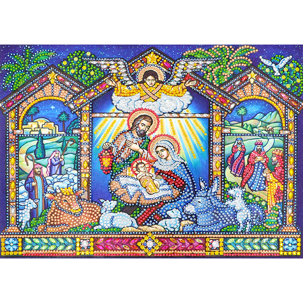 

30*40CM - Religious - Special-Shaped Drill Diamond Painting, 501 Original