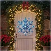 DIY Winter Snowflakes Diamond Painting Pendant (Double-Sided)