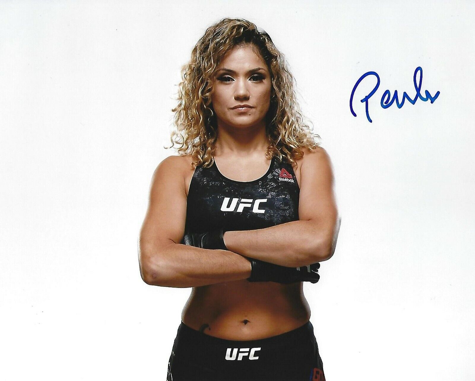 Pearl Gonzalez Signed 8x10 Photo Poster painting UFC Invicta FC Picture Autograph 210 216 34 5