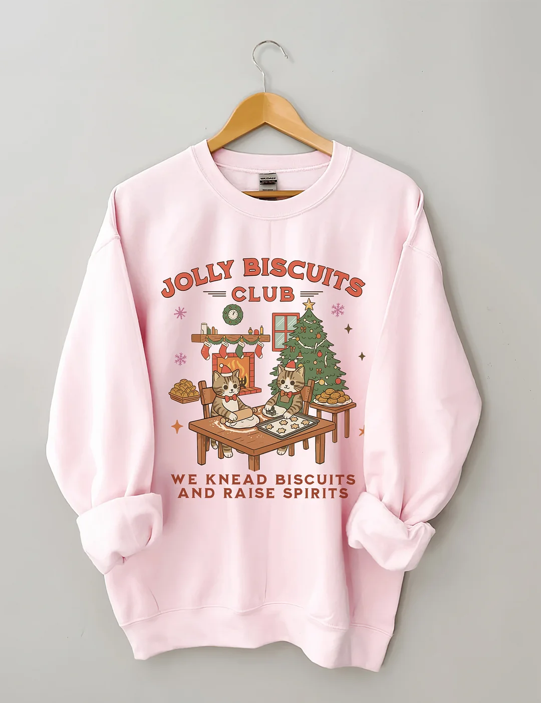 Olly Biscuits Club Cookie Kitchen Christmas Sweatshirt
