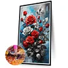 Rose-Full Round Diamond Painting Kit(40x70cm)