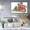 [Brand]Christmas Kitten And Bear - 14CT Stamped Cross Stitch - 42*30cm - Xmas