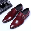 Spring Man Shoe Leather Formal Classic Italian Shoes