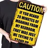 Warning - Vintage Metal Signs(12*16Inch) - Warning