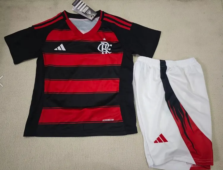 25-26 Flamengo Home Children's Clothing