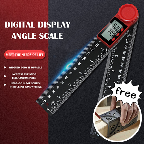 DIGITAL ANGLE FINDER + 3D Carpenter's Ruler