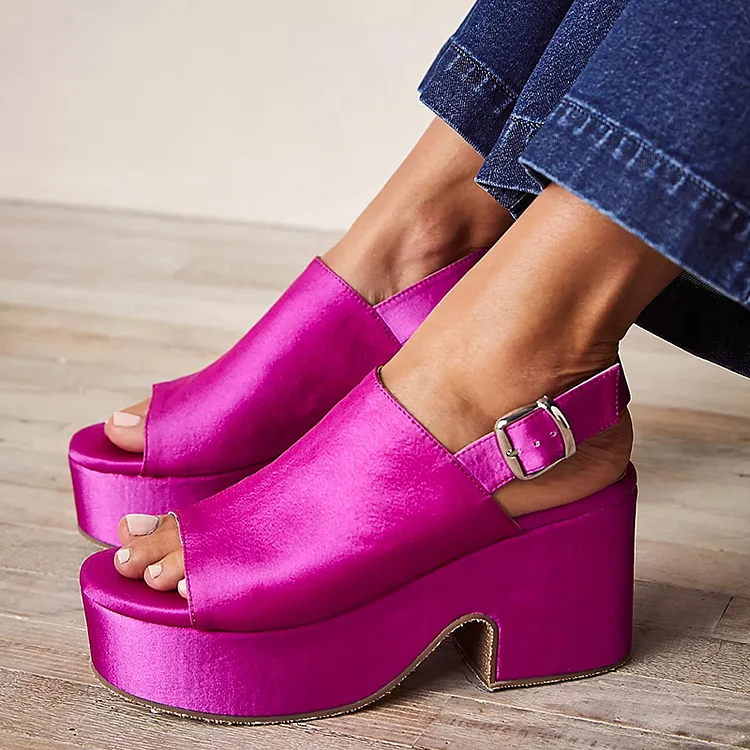 Classic Womens Block Heel Hollow Out Peep Toe Shoes Back Zip Bow Sandals  Pump Sz | eBay