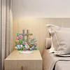 Diamond Painting Cross Easter Egg Tabletop Ornament Kit for Home Office Decor