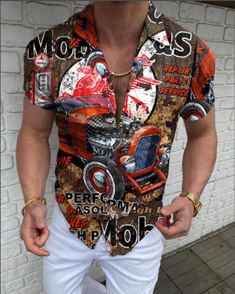 Men's retro casual shirts