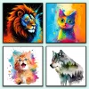 Canvas painting 4 piece set -Cartoon（50x50cm ）