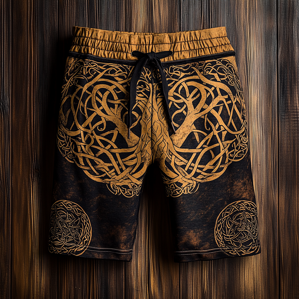 Men's Viking Life of Tree Nordic Mythology Sport Shorts / Rvogue / Rvogue