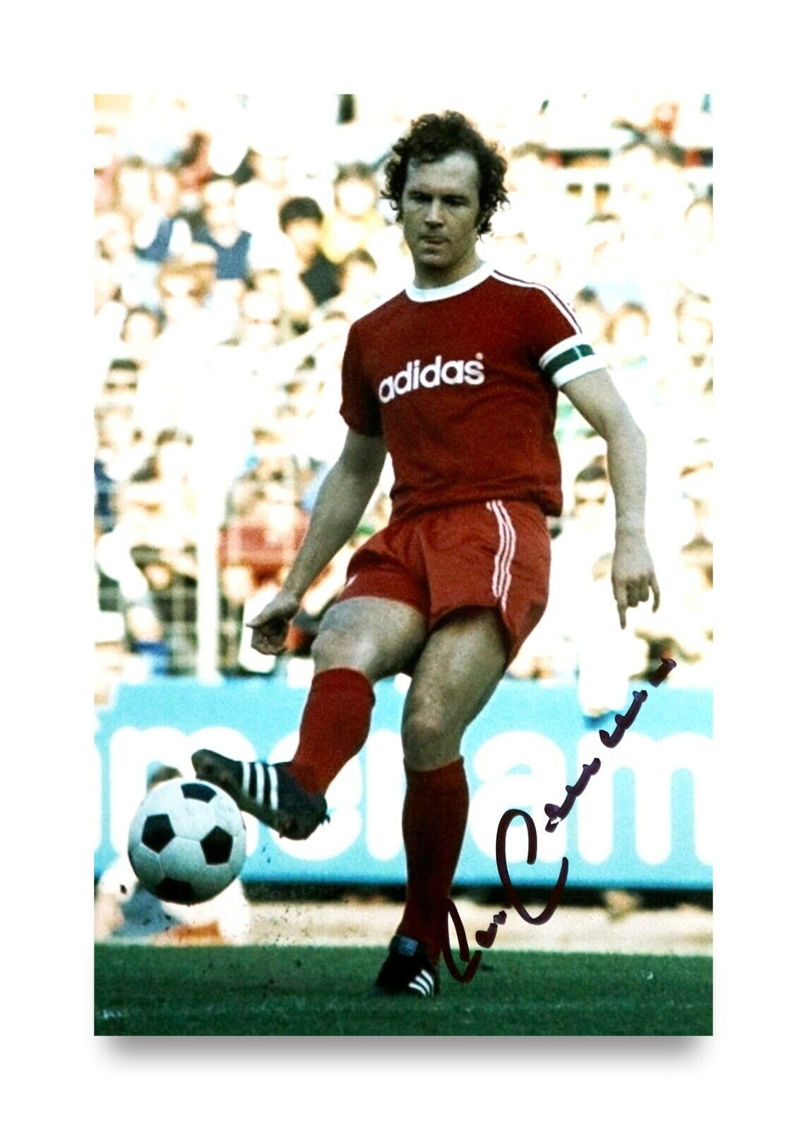 Franz Beckenbauer Signed 6x4 Photo Poster painting Germany Bayern Munich Genuine Autograph + COA