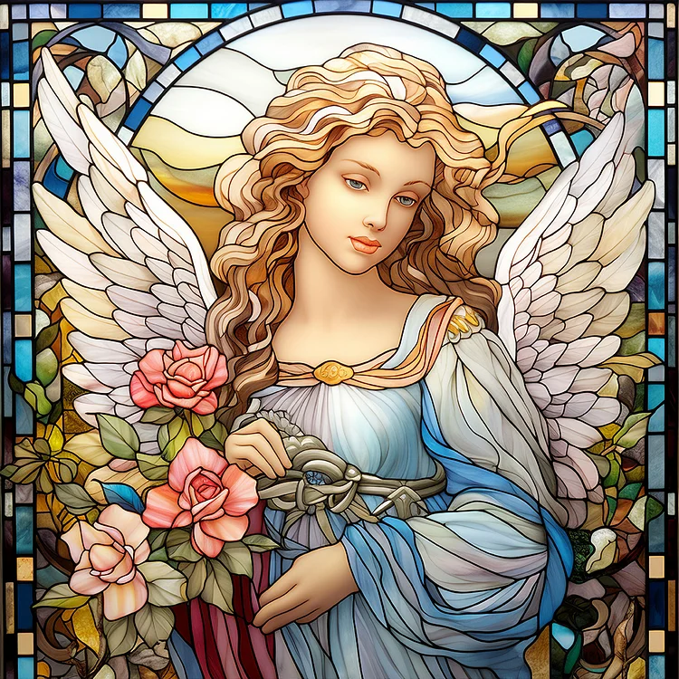 Goddess Stained Glass - Full Round - Diamond Painting (30*30cm)