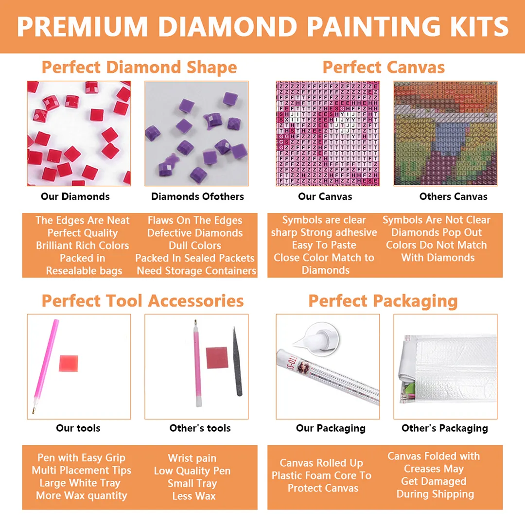 Halloween Three Ghosts 5D DIY Full Square Drill Diamond Painting Kits for Adults Beginners Home Decor Diamonds Paintings Gem Art 35x35cm