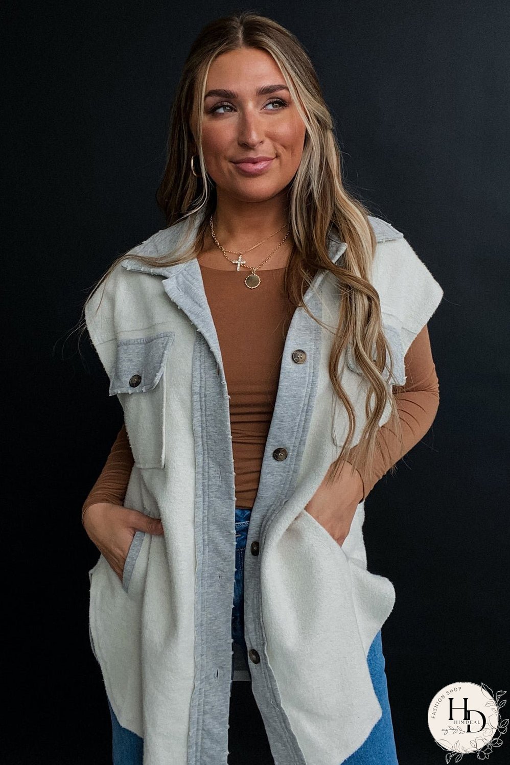 Trendy Denim Vest