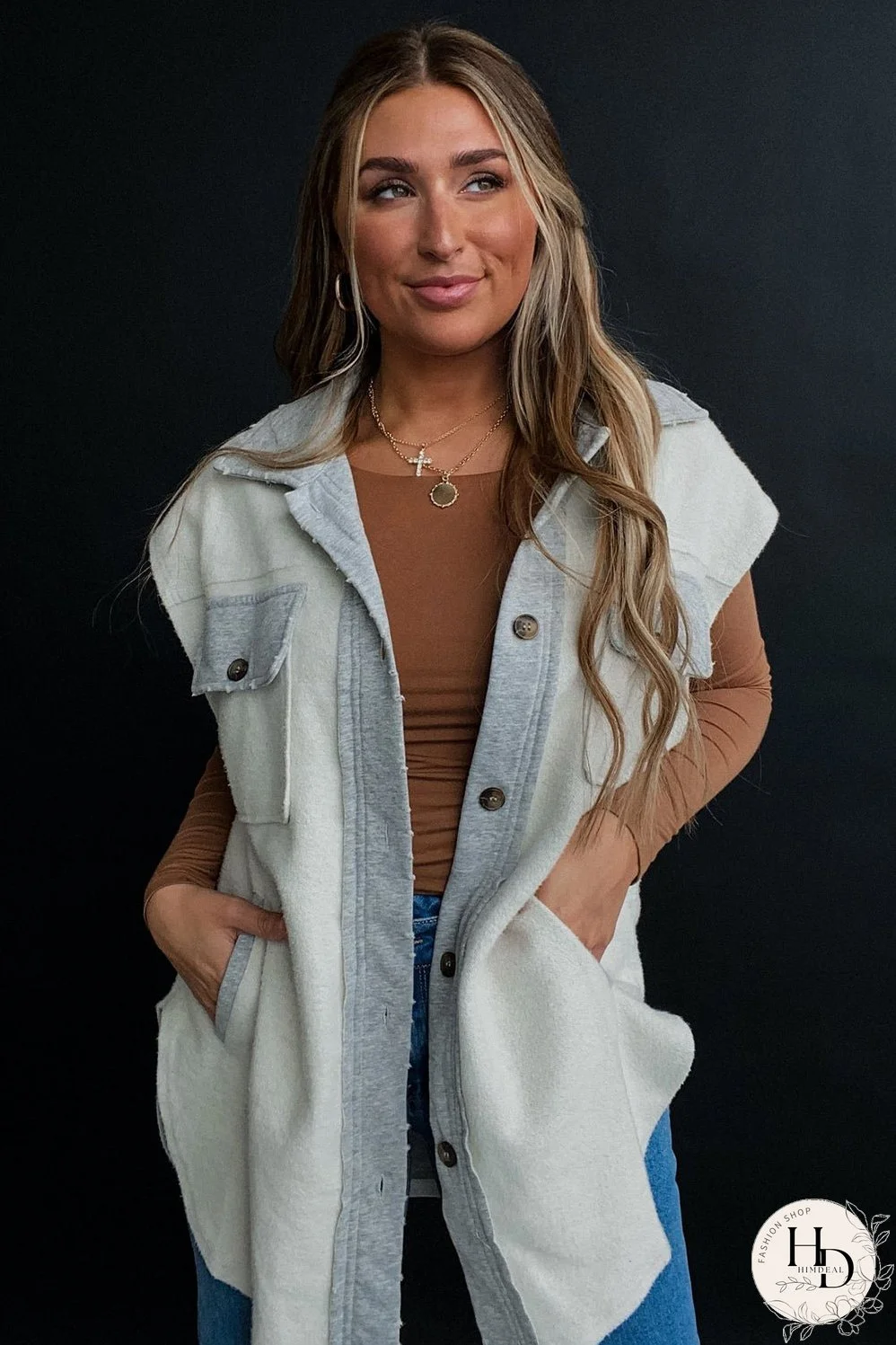 Trendy Denim Vest