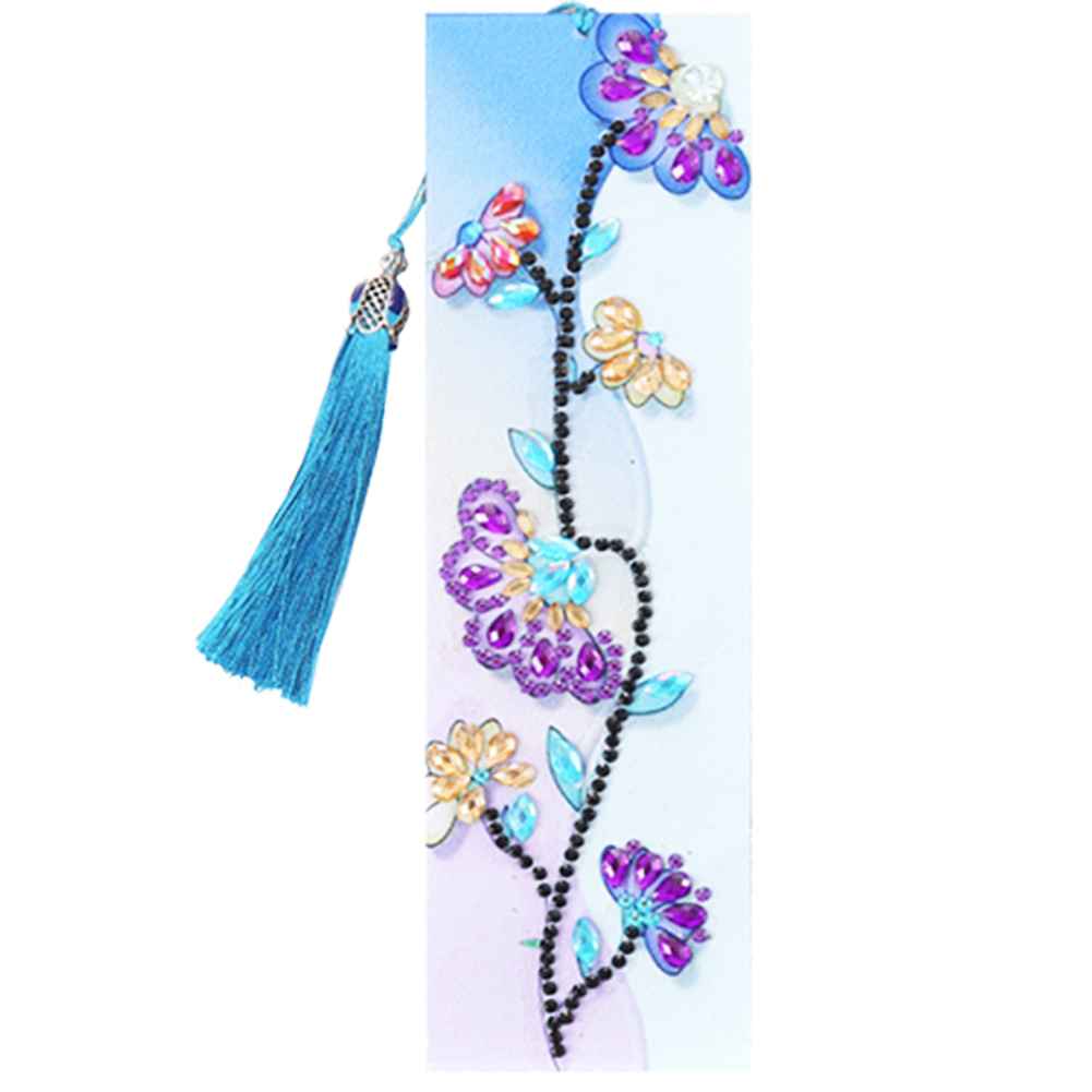 

Color Flowers - 5D DIY Craft Bookmark, 501 Original