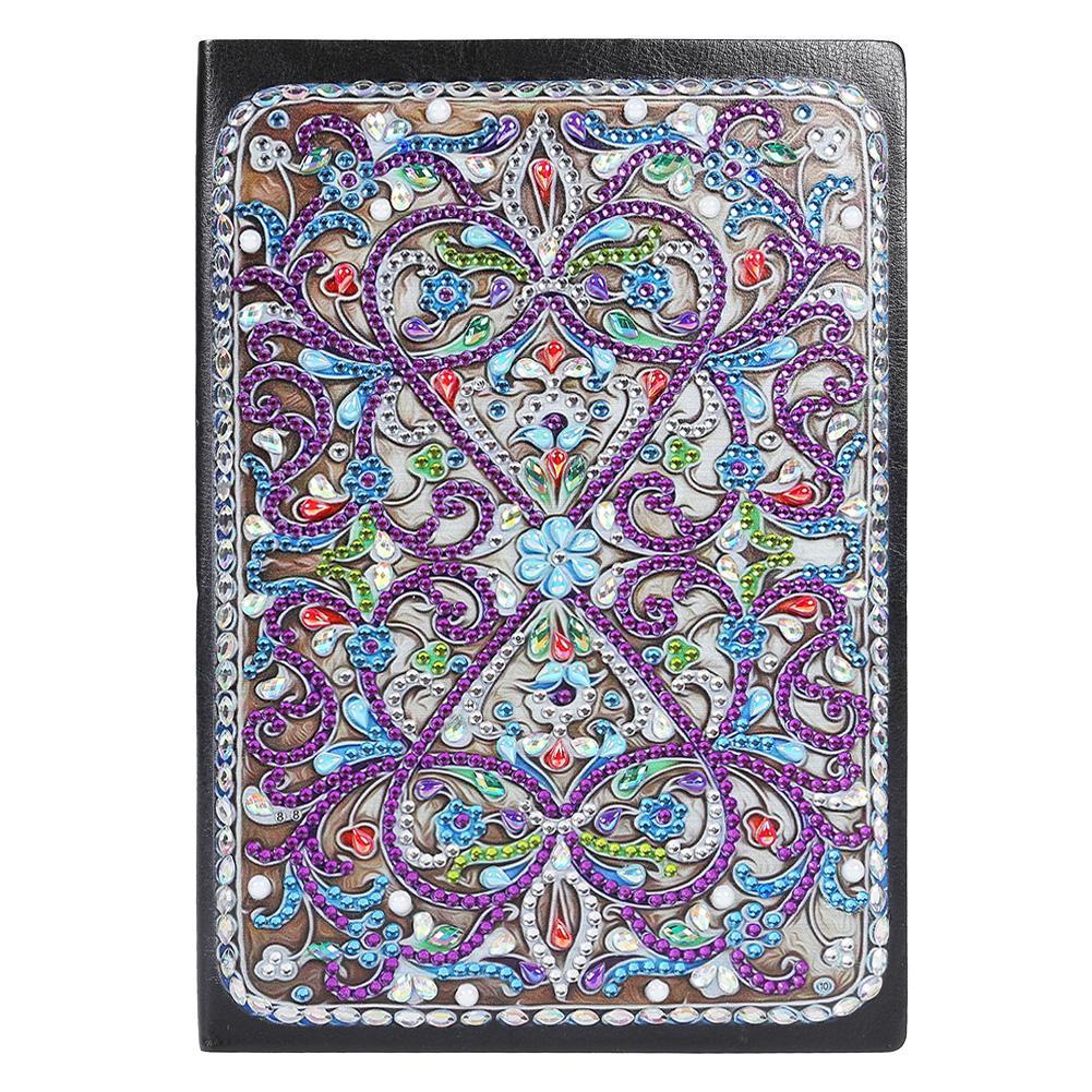 

Mandala-DIY Creative Diamond 50 Pages A5 Notebook, 501 Original