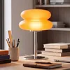 Mid Century Modern Desk Lamps Reusable Intage Dimmable Bedside Small Lamps USB Rechargeable Aesthetic Cute Table Light Unique Home Mushroom Decor