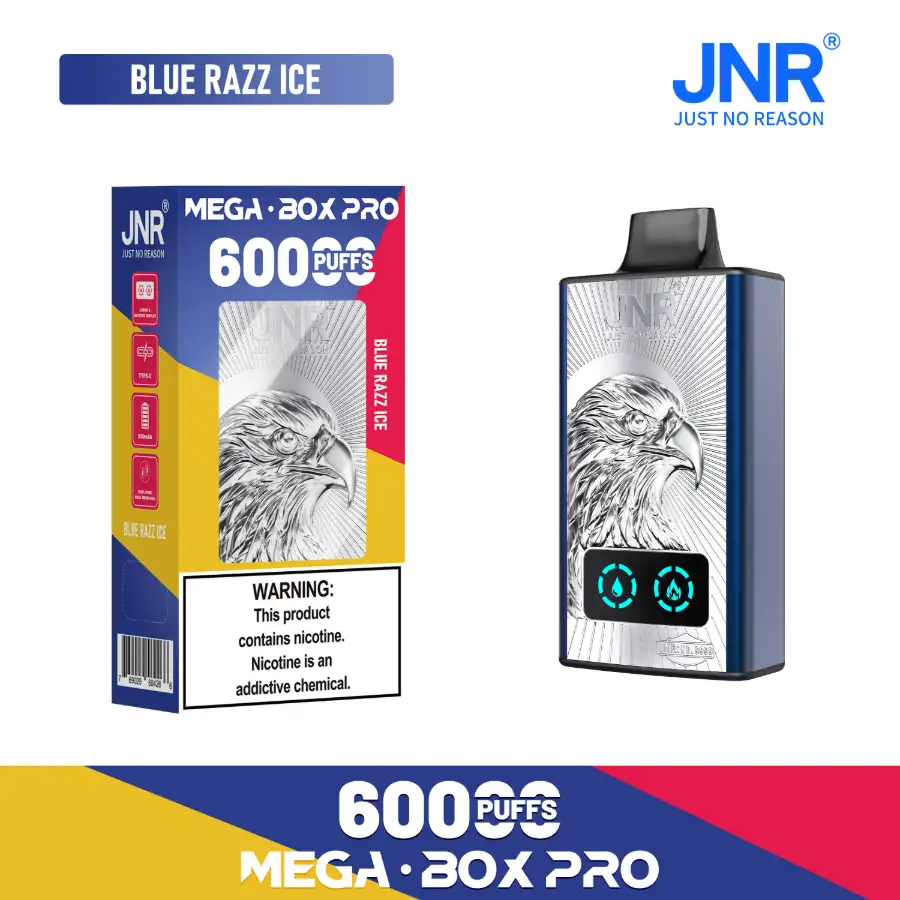 JNR Vape Mega Box Pro 60000 Puffs Disposable Vape Best Vape