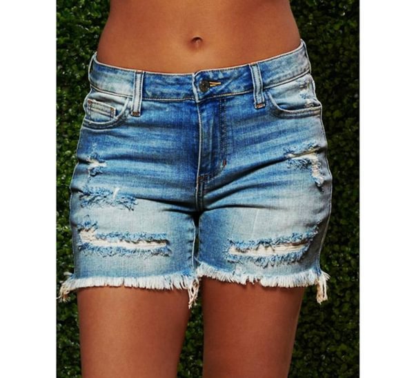 Summer Women Fashion Denim Pants Jeans Shorts Skinny Shorts Casual Short Jeans Pants 3 Colors Slim Fit S-3XL - Life is Beautiful for You - SheChoic