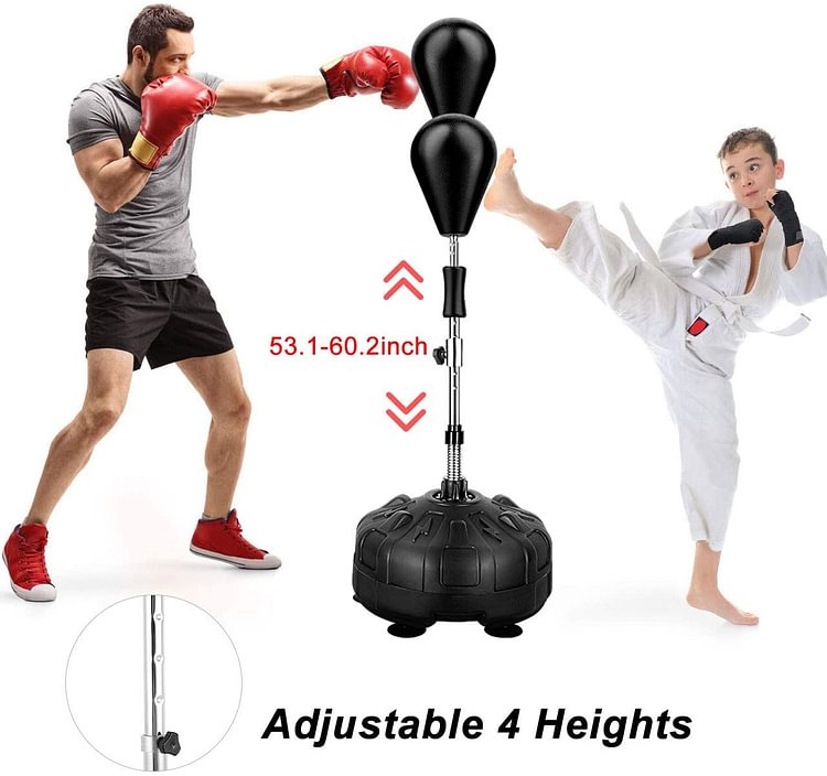 GIKPAL Free Standing Heavy Boxing Punching Bag Set Cardio Training Kickboxing US 
