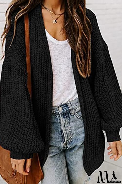 MidiSono - Open Front Classical Cardigan