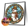 Diamond Painting-DIY Crystal Rhinestone Xmas Snowman