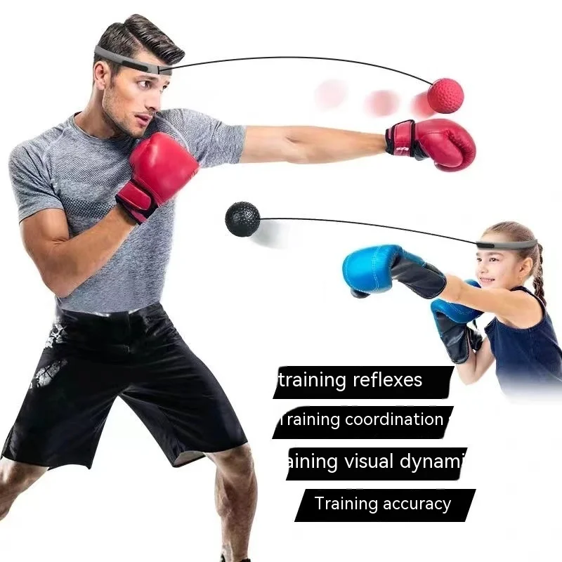 Head Worn Boxing Ball For Stress Reduction