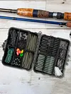 277Pcs Carp Fishing Lures Accessories with Storage Box Swivels Bait Hooks Set