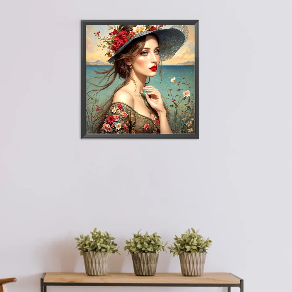 DIY Paint By Number 40*40cm - Lady