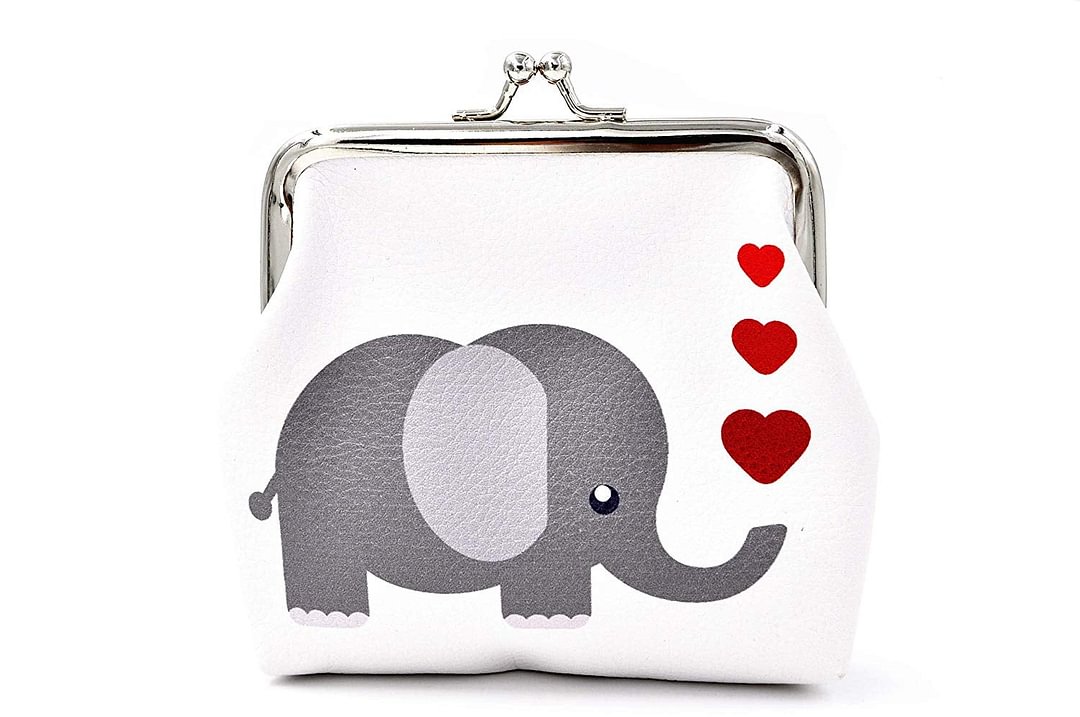 Pu Leather Coin Purse Cute Animal Wallet Bag Change Pouch Gifts for Women Kids Girls Key Holder
