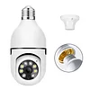  E26 Bulb Camera 5MP WiFi 2.4GHz 5GHz Pan/Tilt 10X Zoom Automatic Tracking Color Night Motion Detection 2-Way Audio SD Card Recording