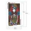 Diamond Painting -DIY Round Dril Magician Girl(50*30 CM)