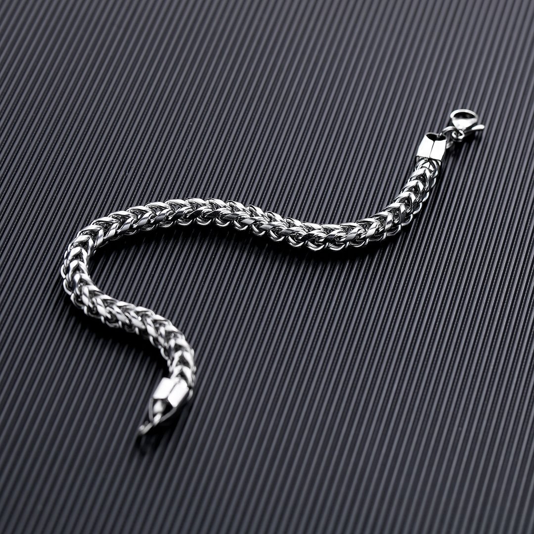 Titanium Steel Men's Personality Charm Bracelet-barclient