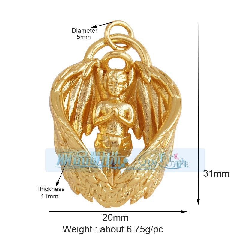 1 Piece 17*24mm 20 * 23mm Copper Human Pendant Jewelry Accessories